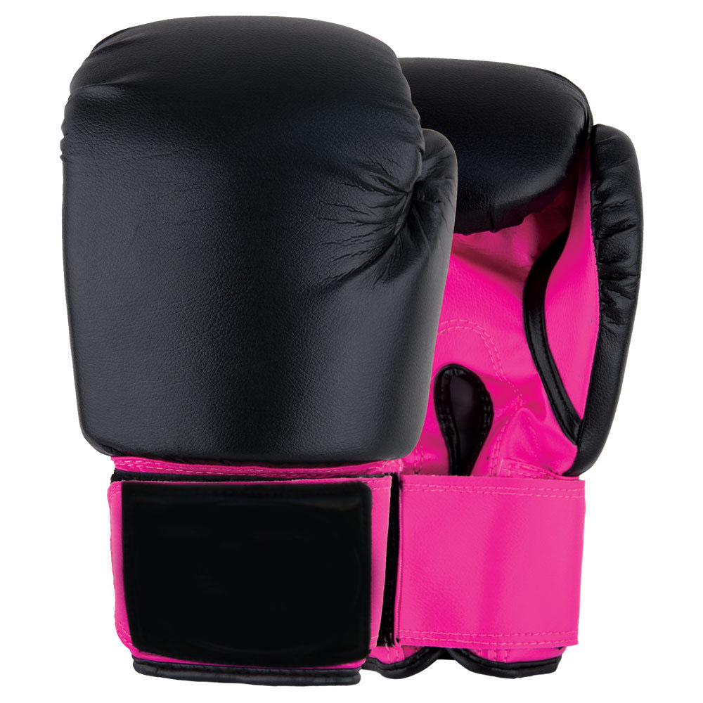 Boxing Gloves Black Pink