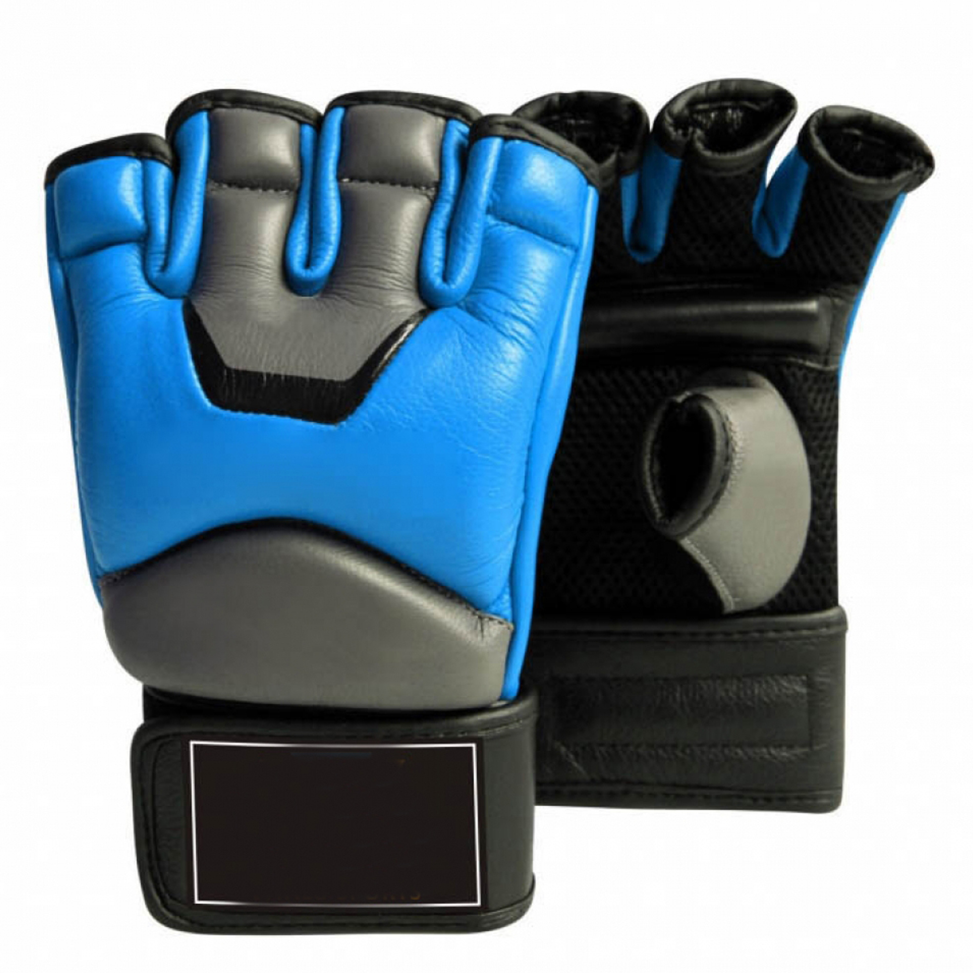 MMA Gloves Black Blue